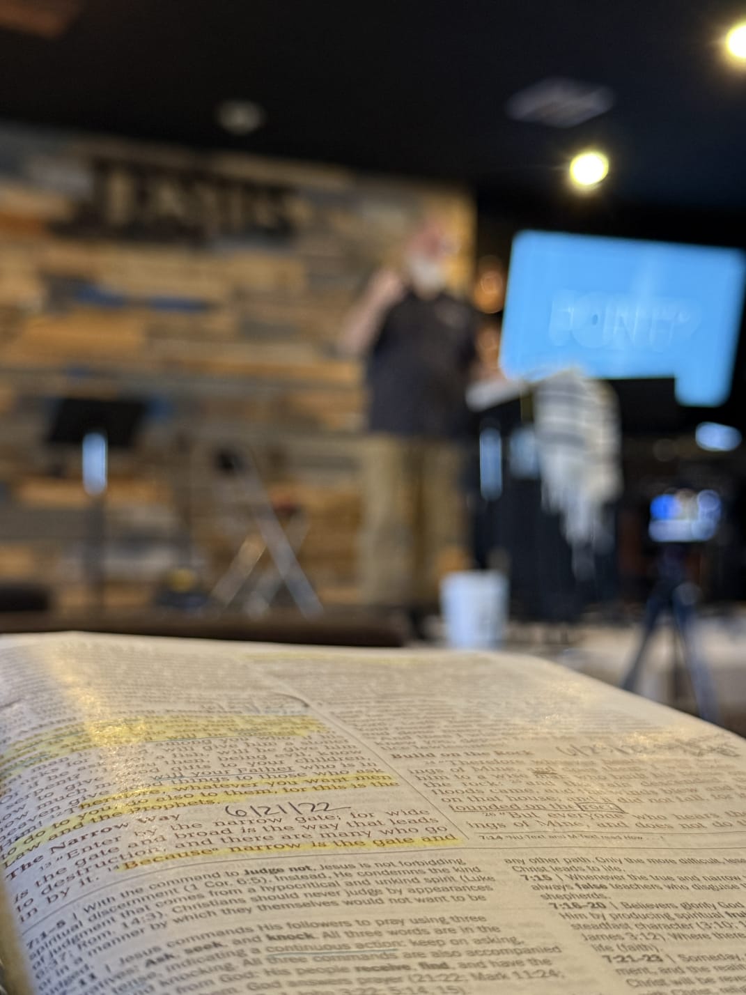 Bible Focused with Pastor Cameron background